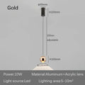 Modern spherical led bedside pendant light for bedroom decor