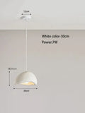 Modern textured cream cloud chandelier dining room pendant light