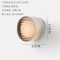 Modern translucent dimple potato chip wall lamp bedroom glass light