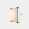 Modern triangular cream style wall lamp bedroom frosted glass sconce