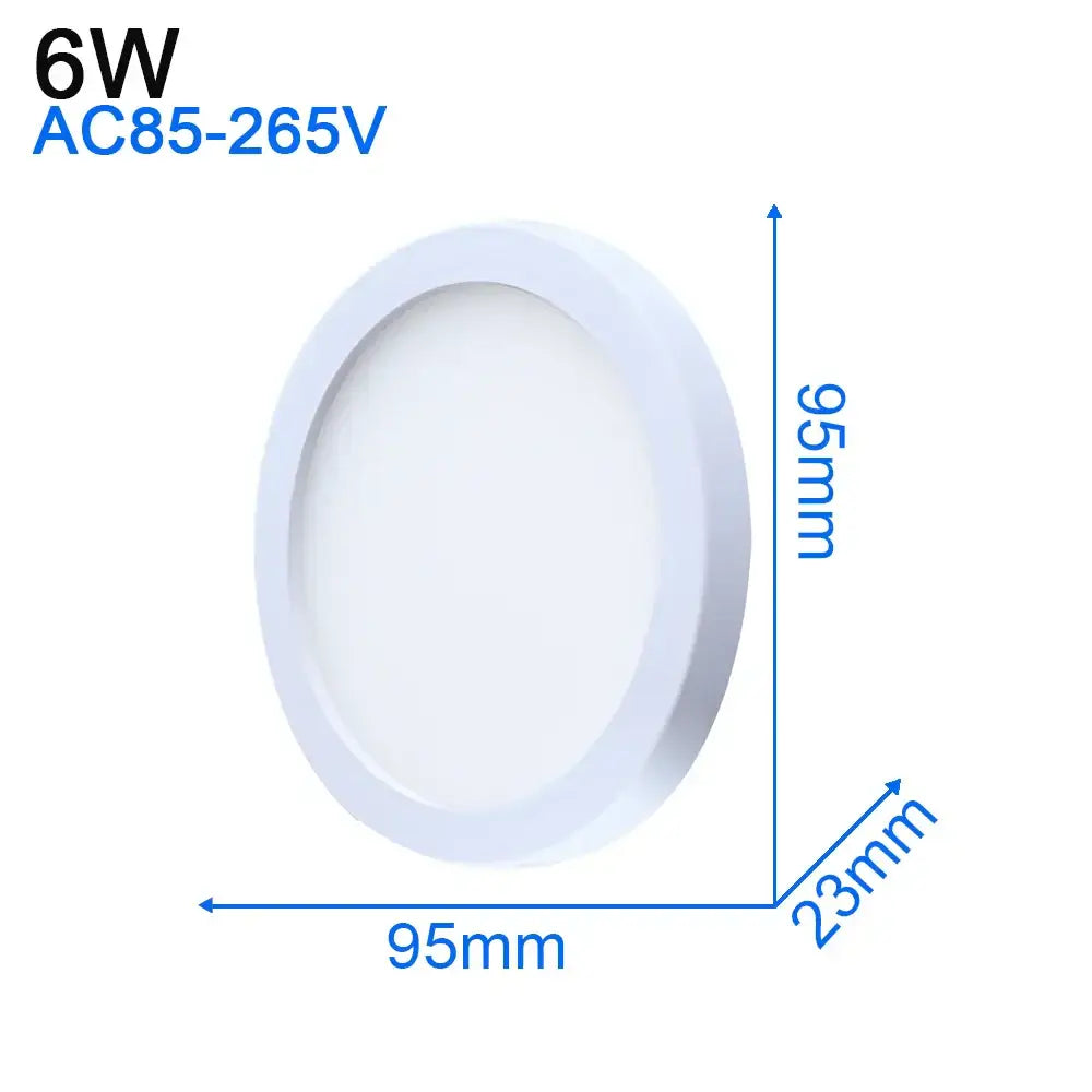 Modern ultra thin white led ceiling light for living room