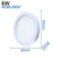 Modern ultra thin white led ceiling light for living room