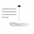Modern wabi sabi white japanese style chandelier – bedroom pendant light