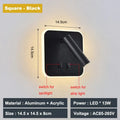 Modern white adjustable 10w wall light sconce – bedroom reading lamp