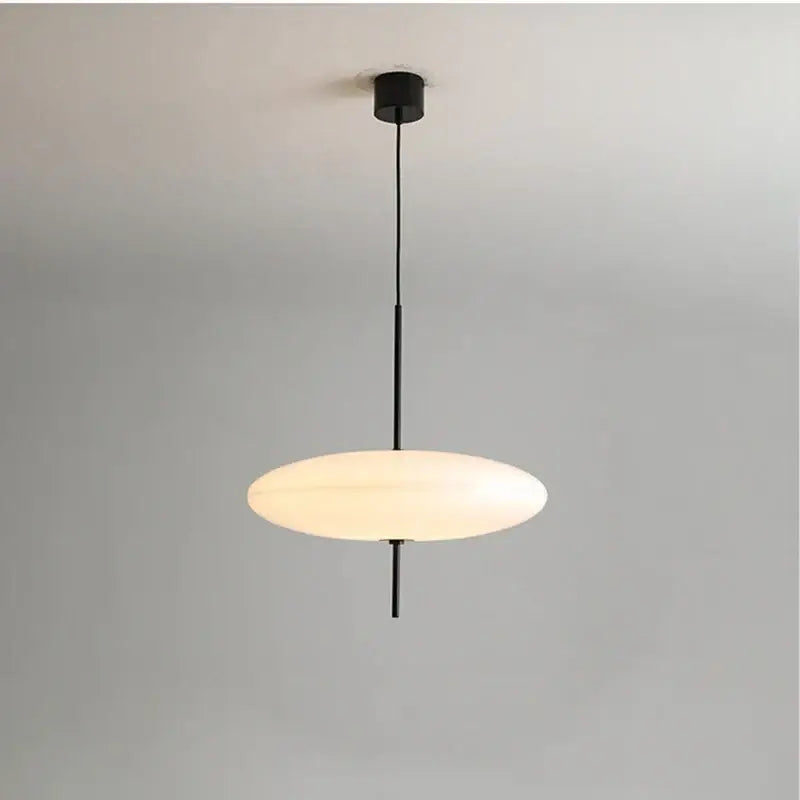 Modern white and black acrylic pendant light kitchen decor