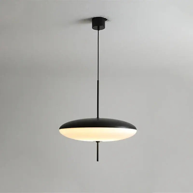 Modern white and black acrylic pendant light kitchen decor