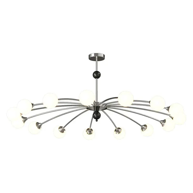 Modern white & black decorbites cream wind chandelier living room lamp