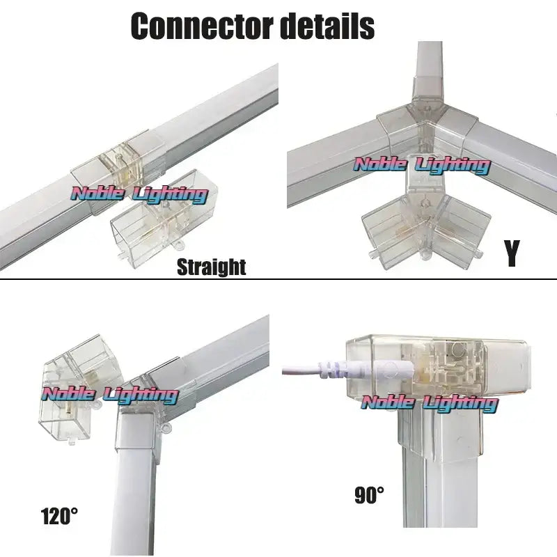 Modern white & black hexagon led ceiling light garage system