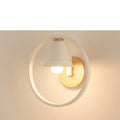 Modern white child figurine led wall lamps for bedroom