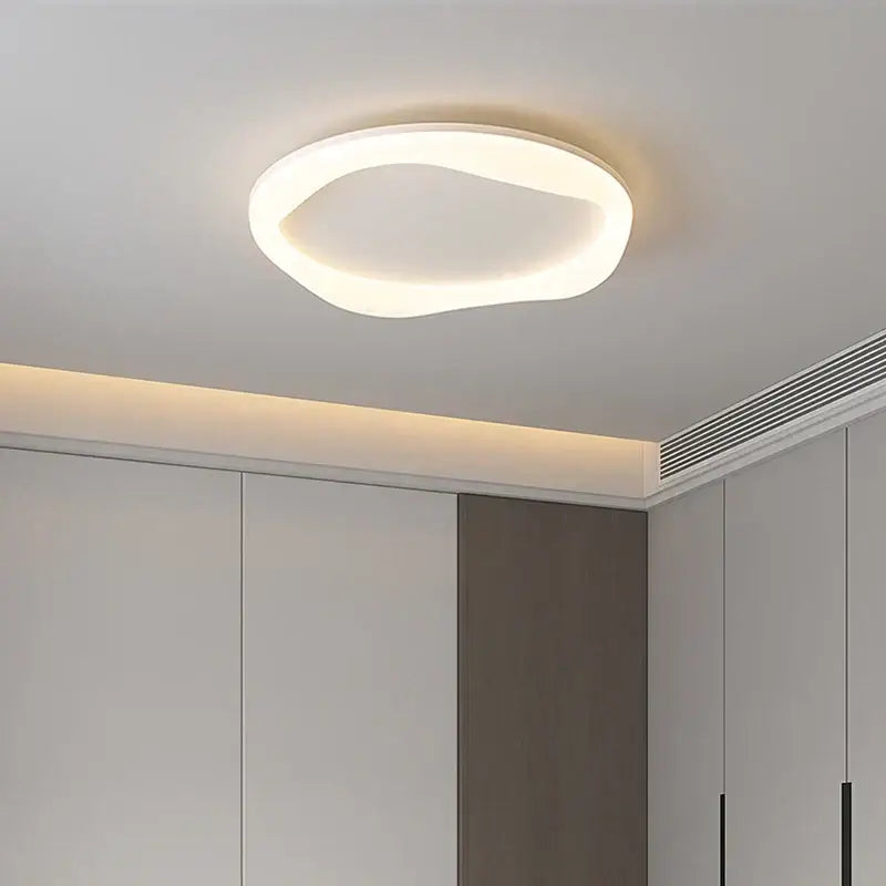 Modern white cloud ceiling light bedroom soft glow illumination