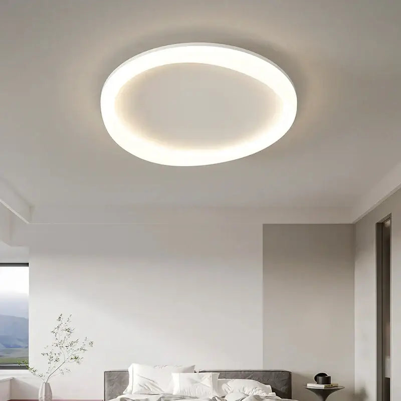 Modern white cloud ceiling light bedroom soft glow illumination