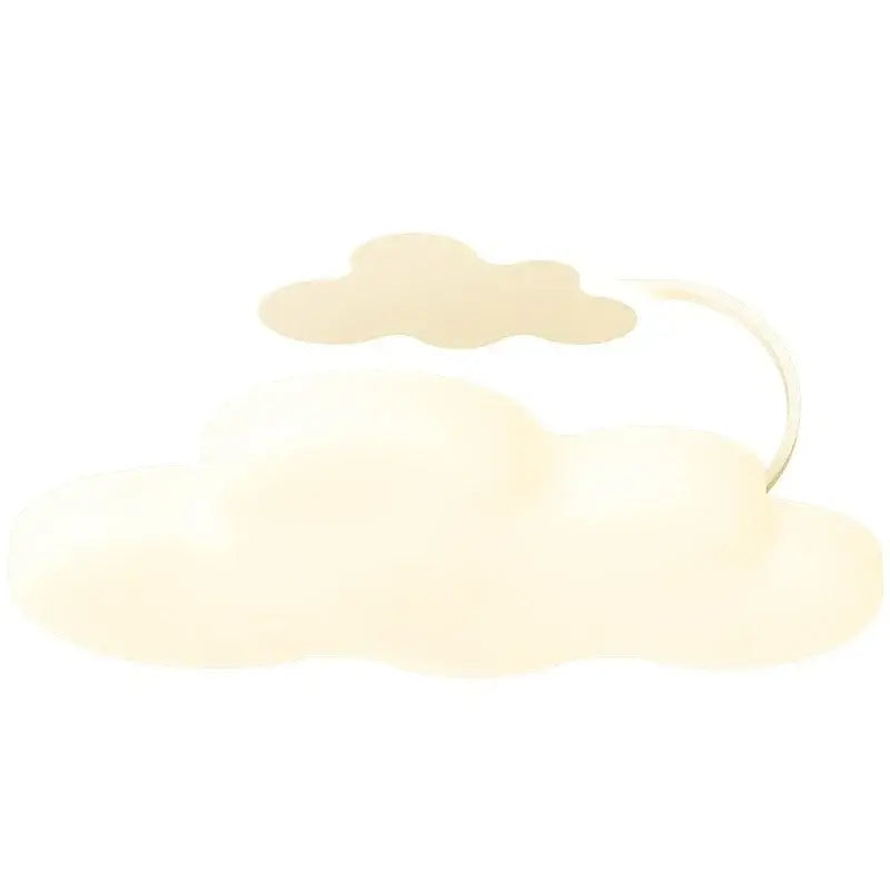 Modern white cloud ceiling lights led nursery bedroom lamp
