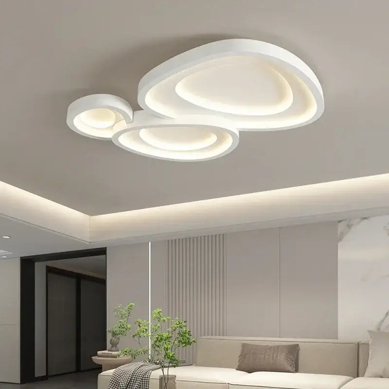 Modern white cloud designer ceiling lights for living room