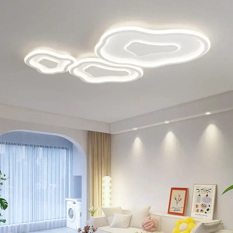 Modern white decorbites cloud chandelier living room ceiling light