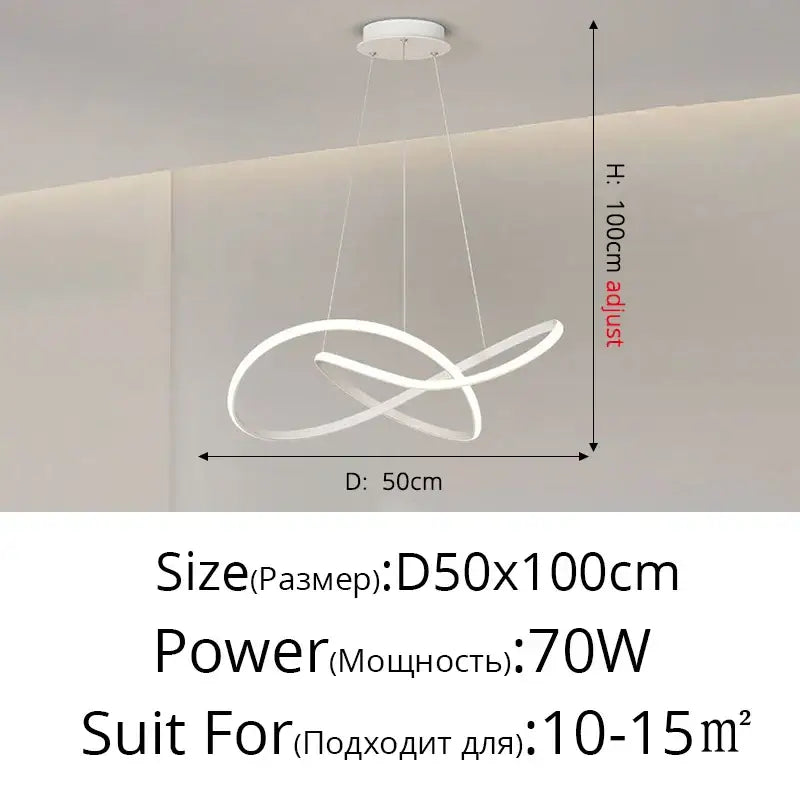Modern white decorbites cloud chandelier living room ceiling light