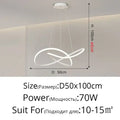 Modern white decorbites cloud chandelier living room ceiling light