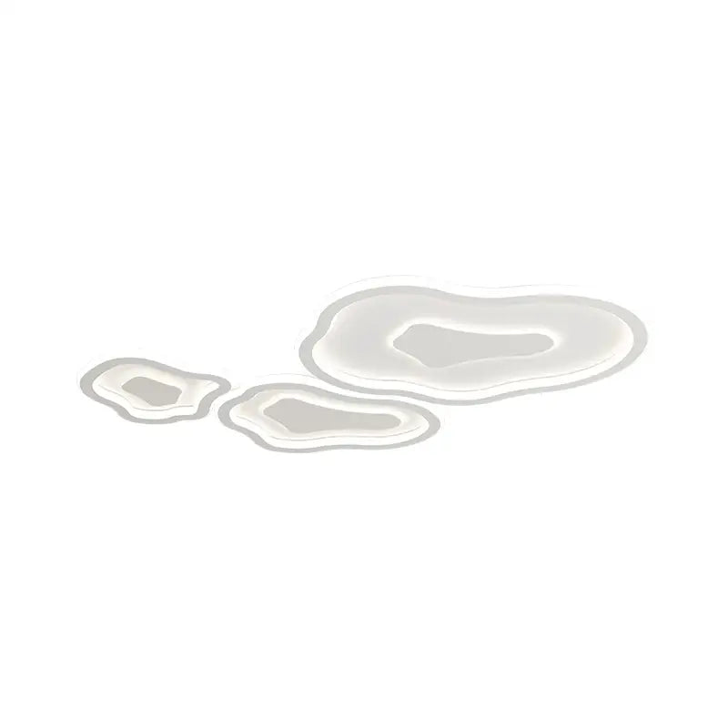 Modern white decorbites cloud chandelier living room ceiling light