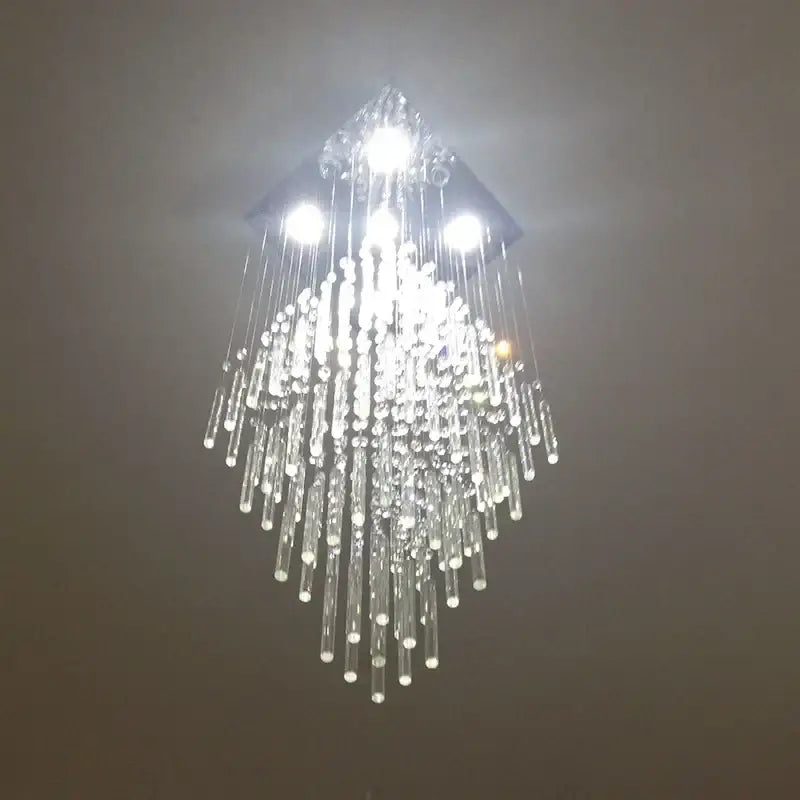 Modern white decorbites crystal ceiling chandelier for living room