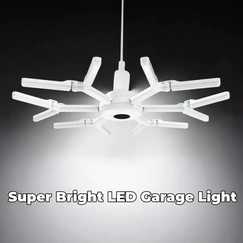 Modern white deformable led garage lights garage ceiling lamp