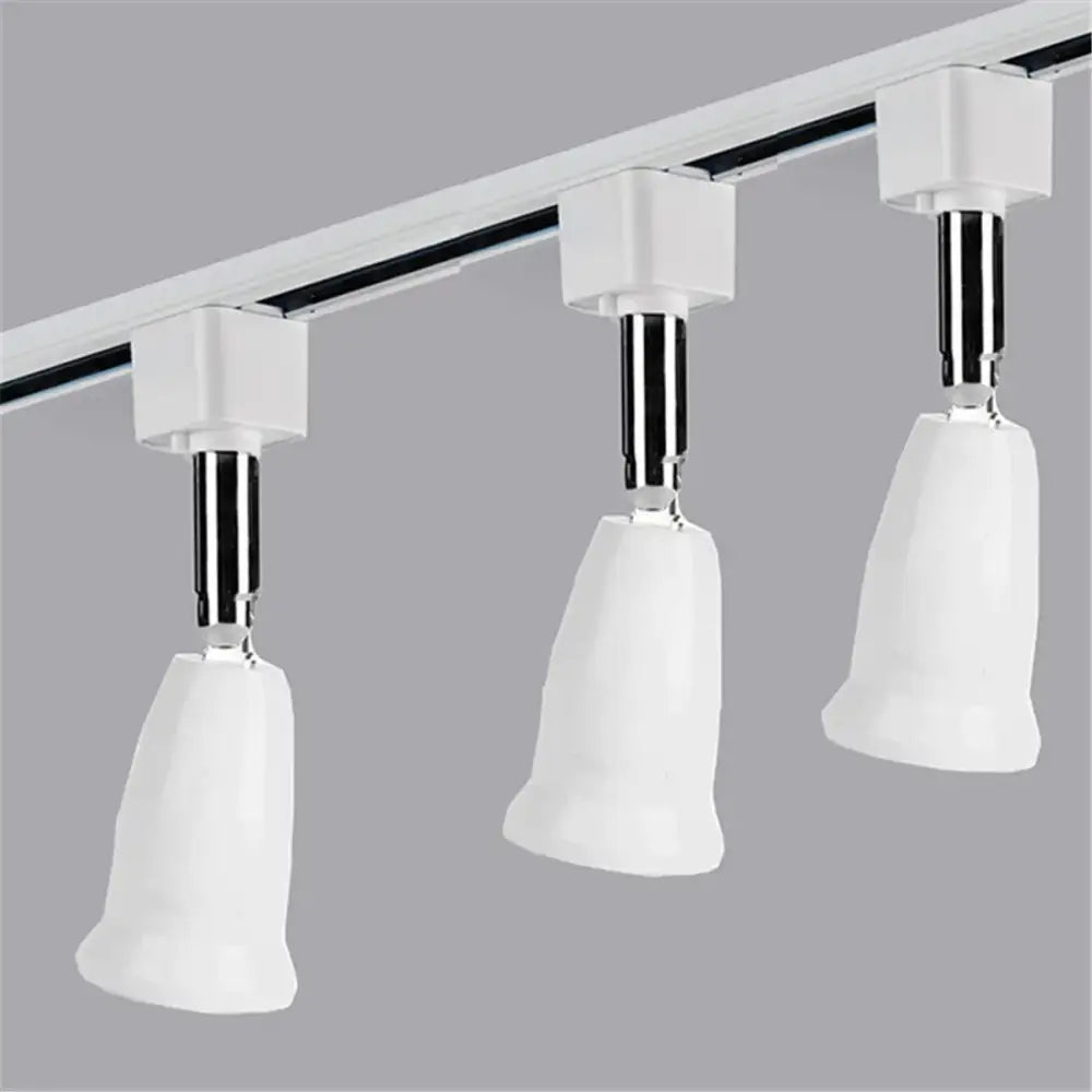 Modern white dimmable led track lighting fixture for living room art
