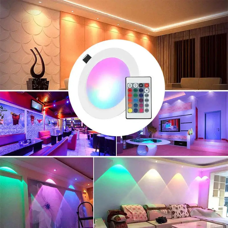 Modern white dimmable rgb led downlight living room spot light