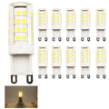 Modern white g9 led corn bulb chandelier lamp for living room
