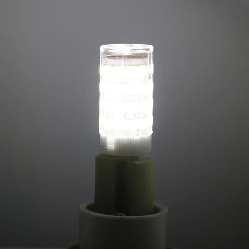 Modern white g9 led corn bulb chandelier lamp for living room
