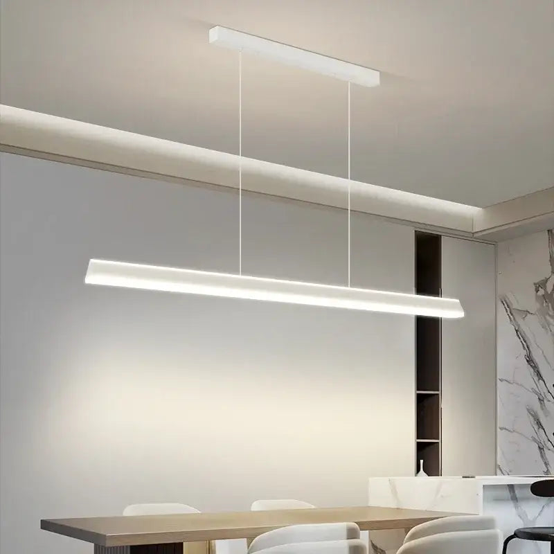 Modern white geometric ceiling chandelier dining room pendant light
