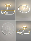 Modern white led ceiling light chandelier with crystal for living room