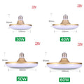 Modern white led ufo ceiling lamp living room e27 bulb