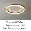 Modern white minimalist led ceiling light strip living room