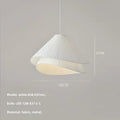 Modern white pleated e27 fabric chandelier bedroom pendant light