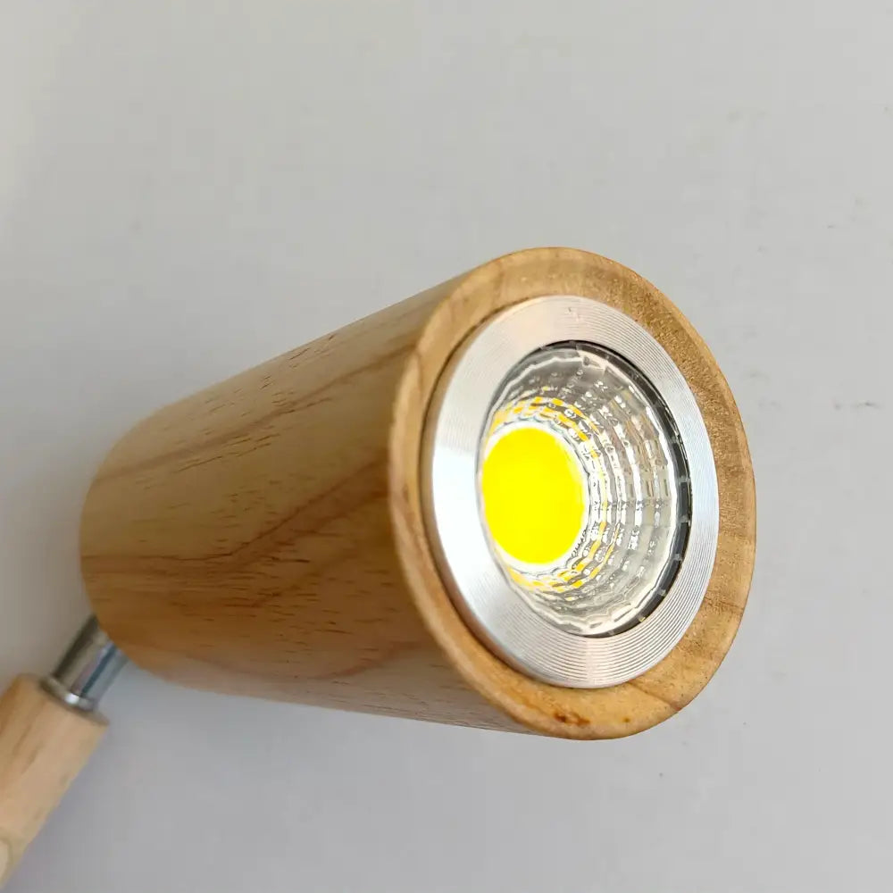 Modern wood 4-light led ceiling lamp kitchen track lighting