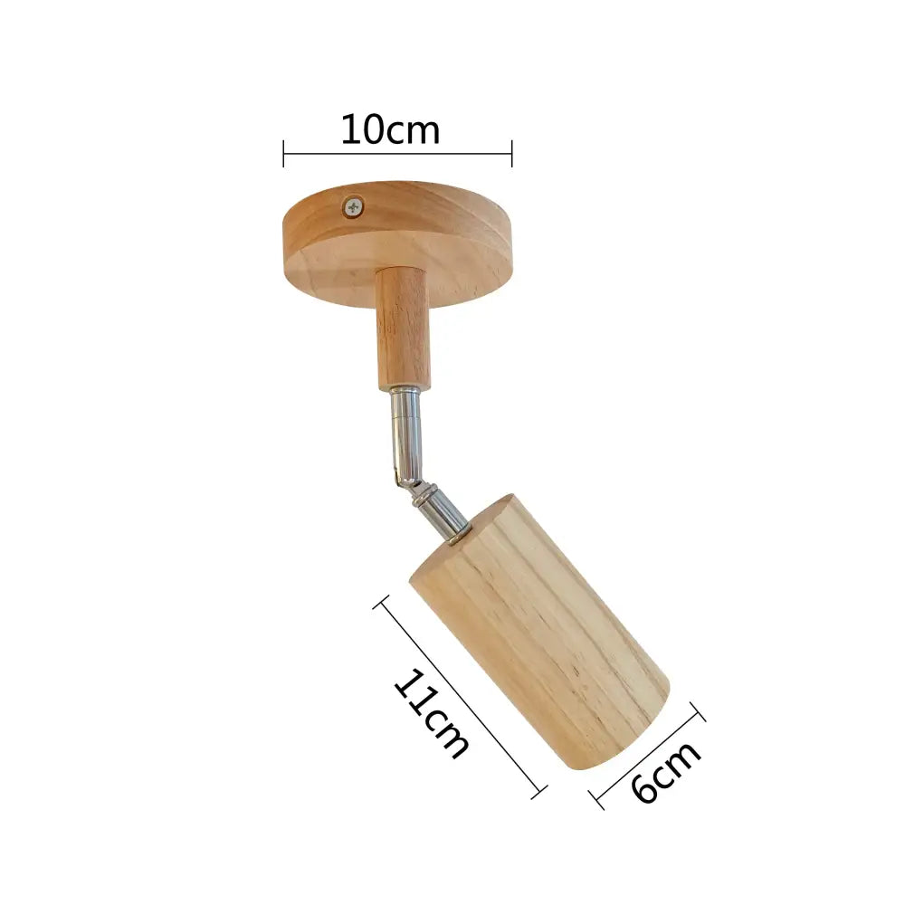 Modern wood 4-light led ceiling lamp kitchen track lighting
