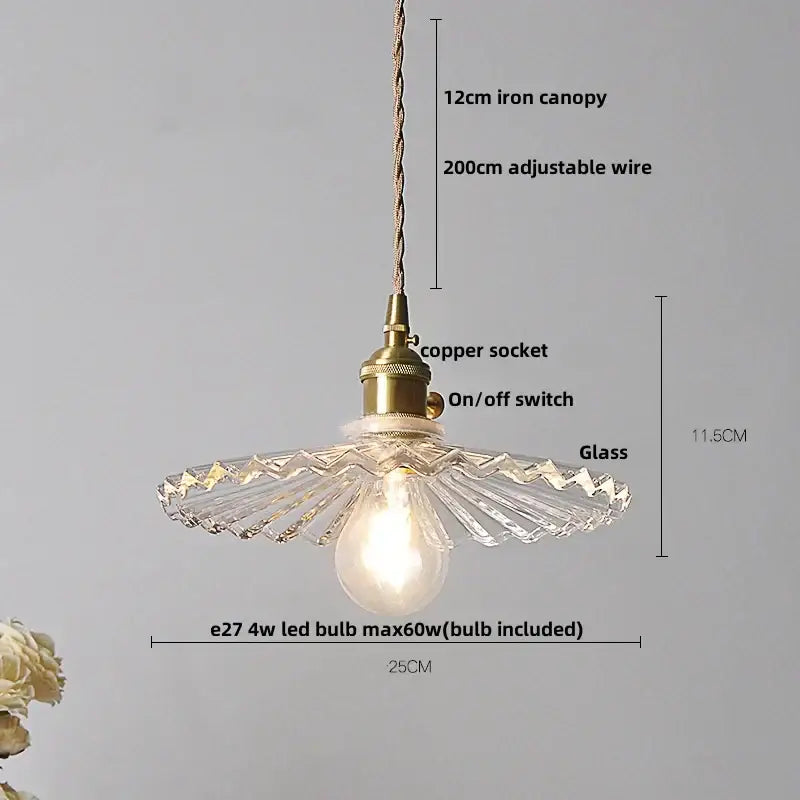 Modern yellow conical pendant light with copper knob for kitchens