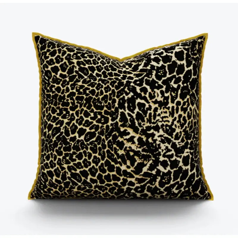 Modern zebra pattern black & cream pillow cover living room decor