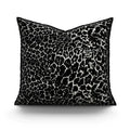 Modern zebra pattern black & cream pillow cover living room decor