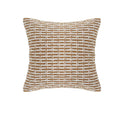 Mustard & cream cotton woven texture cushion cover living room