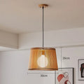 Natural bamboo birdcage chandelier pendant lamp for living room