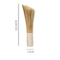 Natural bamboo pot brush set with wood and twine wraps for kitchen