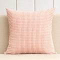 Navy & charcoal corduroy corn grain cushion cover living room set