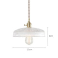 Nordic japan style textured glass pendant lights for dining room