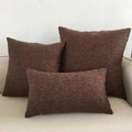 Orange textured linen cushion cover set living room ivory sofa cushion