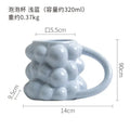 Pastel bubbly grape ceramic mug kitchen milk cup gift