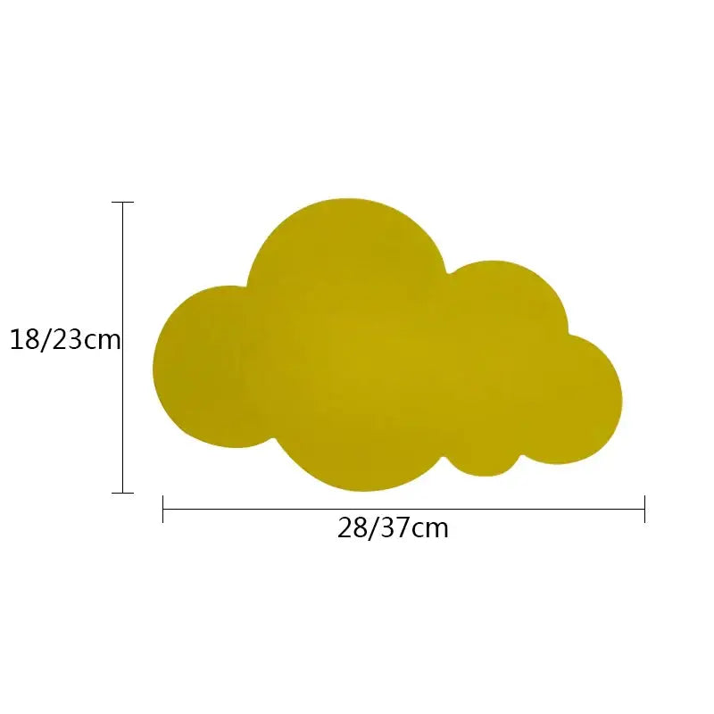 Pastel cloud led wall lamp kids bedroom colorful cartoon lighting
