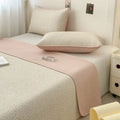 Pastel quilted cotton bed cover soft anti-slip tatami mat bedroom