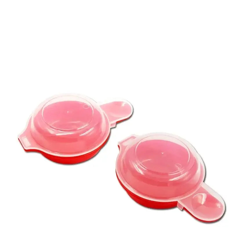 Pink and red easy eggwich microwave egg cooker kitchen burger press
