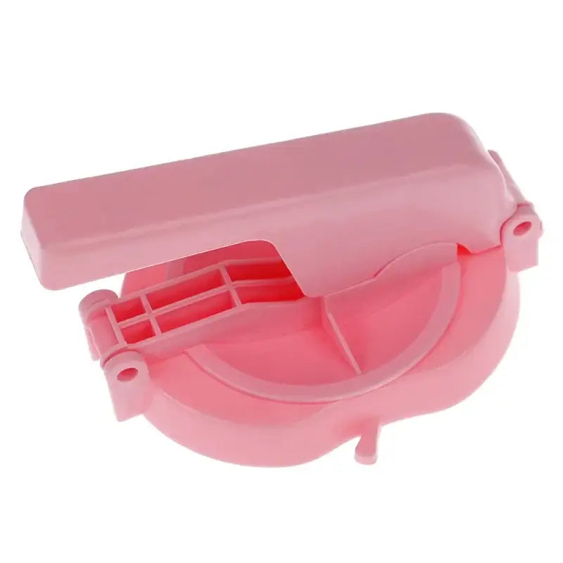 Pink and white dumpling wrapper presser mold kitchen baking tool