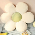Pink and yellow daisy lumbar support flower cushion for living room