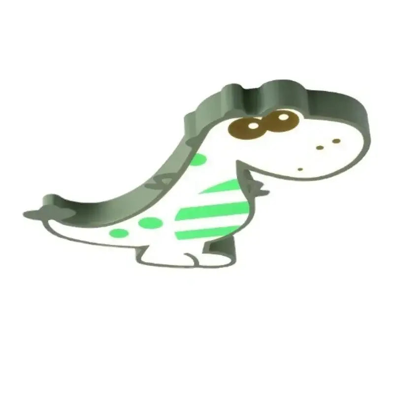 Pink & white dinosaur led ceiling lamp for kids bedroom